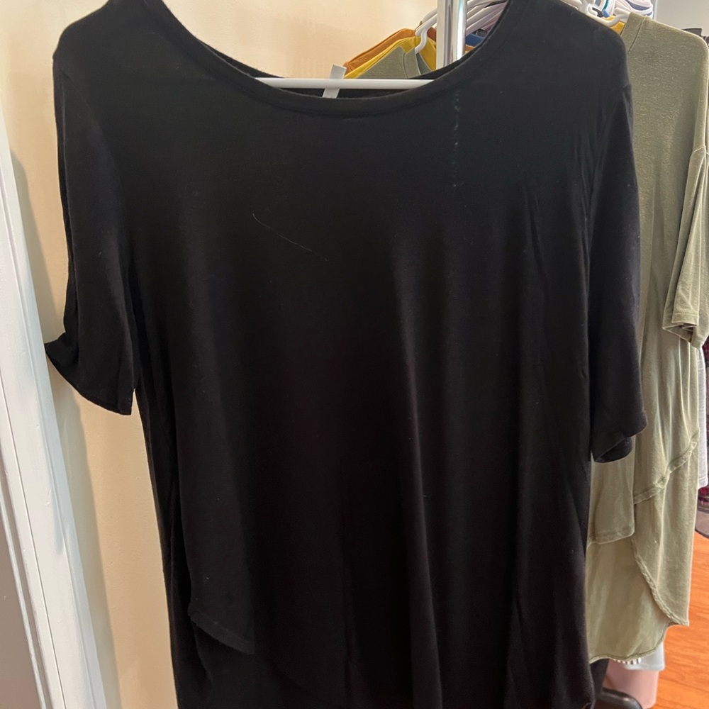 High Low Black Top